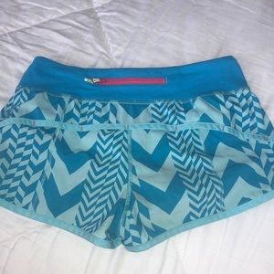 ivivva blue speed up shorts